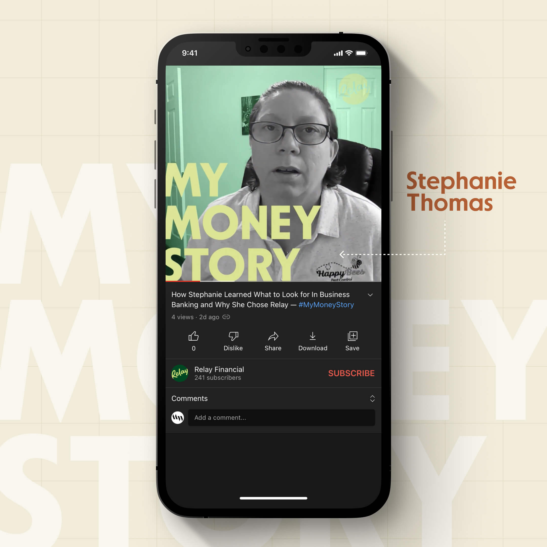 Stephanie Thomas's My Money Story video