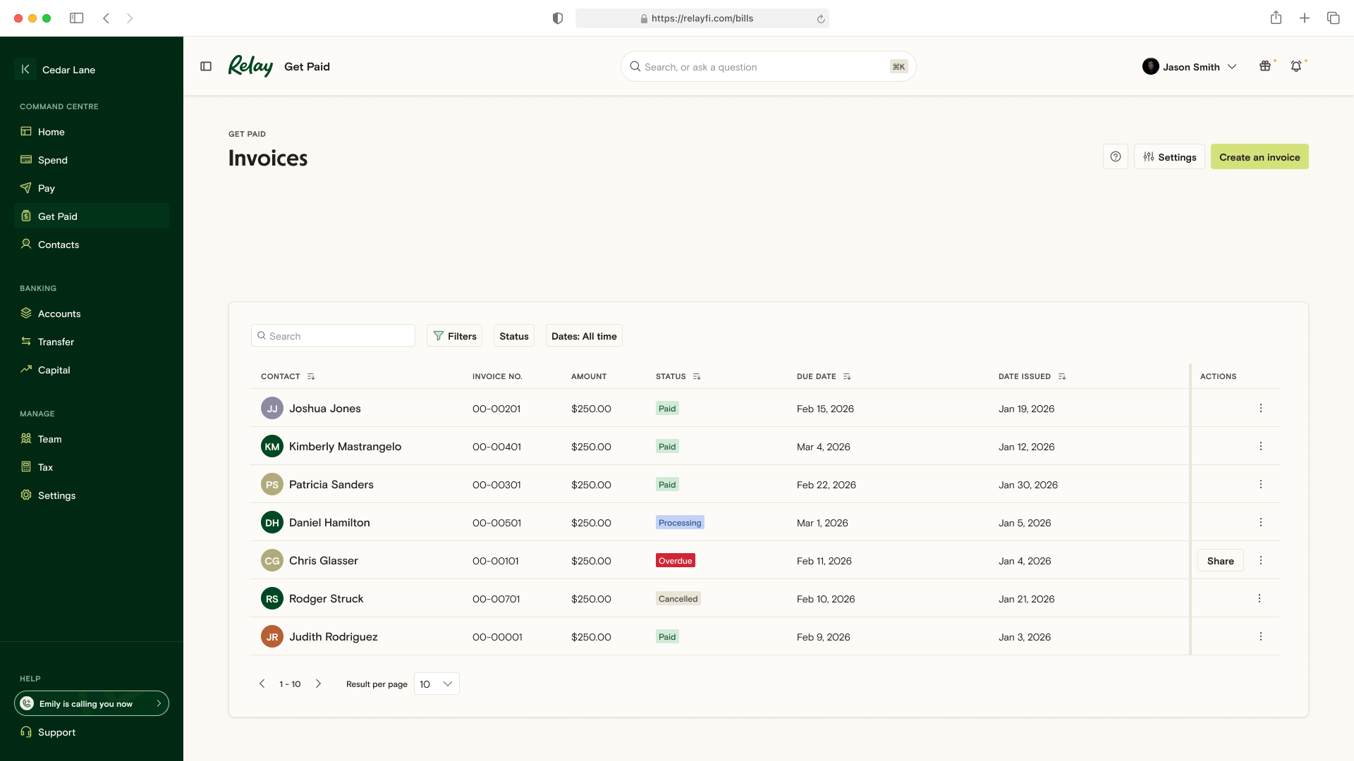 receivables-dashboard